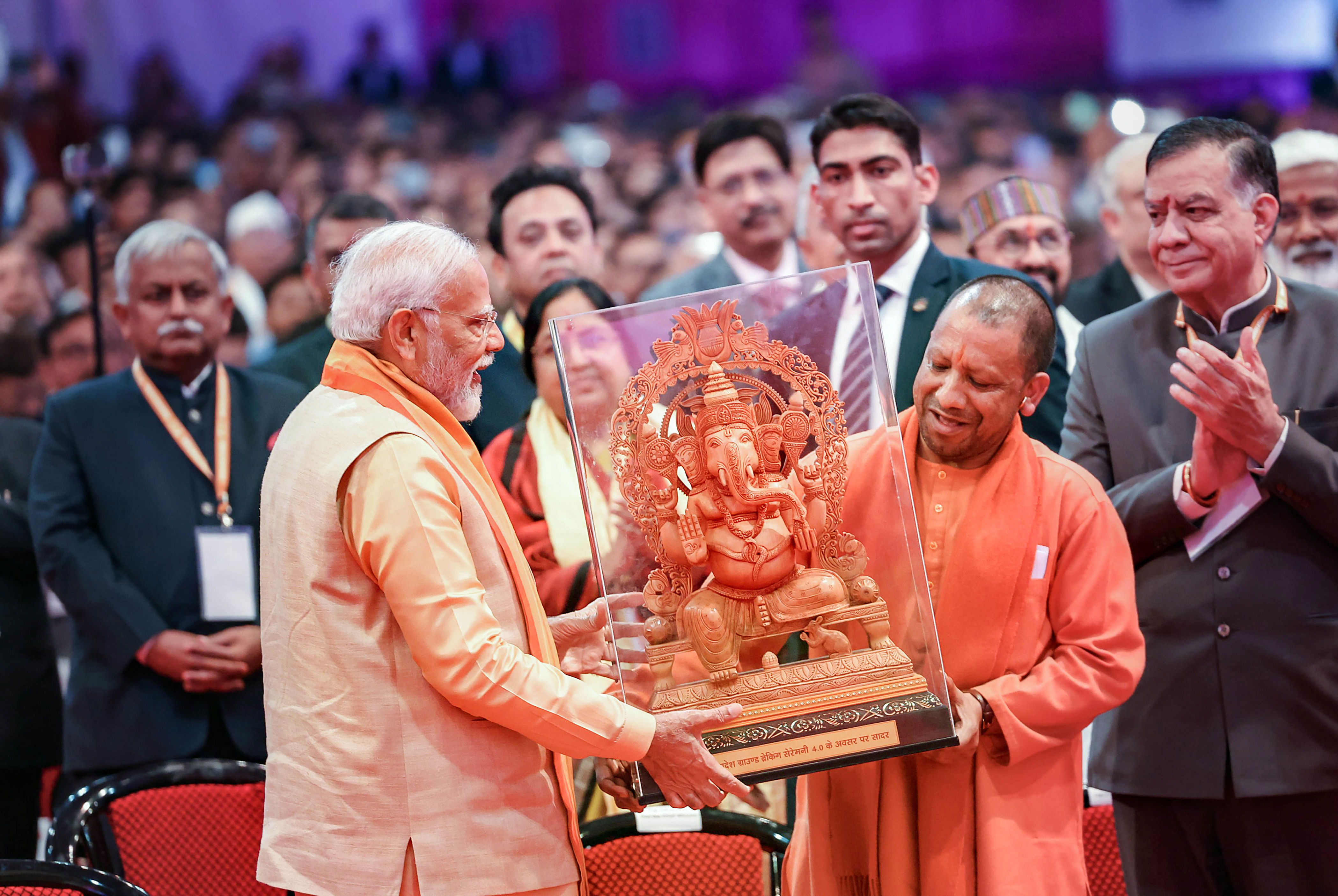 pm lays foundation stone for 4 power projects in up