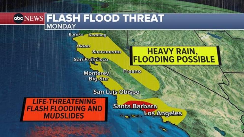 powerful storm batters california with dangerous flooding