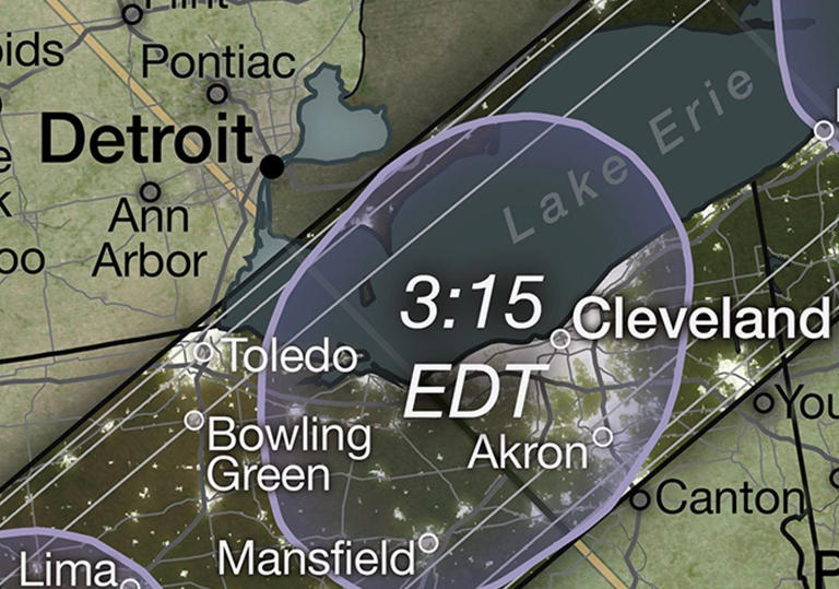 2024 total solar eclipse is April 8 Southeast Michigan will be best