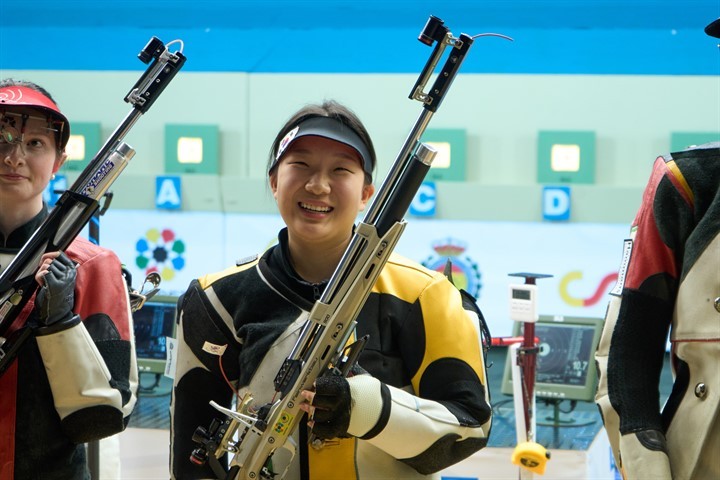 권은지, 여자 공기소총 월드컵서 '깜짝 금메달'…서선화 이후 22년만