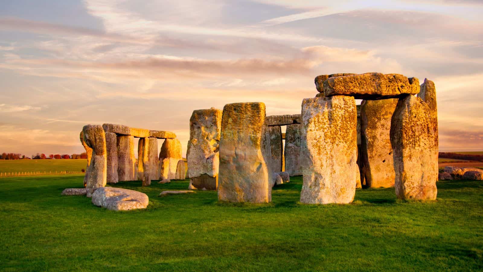 <p><a href="https://www.bbc.co.uk/england/sevenwonders/south/stonehenge_mm/index.shtml#:~:text=Stonehenge%20is%20one%20of%20the,the%20Preseli%20Mountains%20in%20Wales.">The BBC</a> calls this Salisbury Plain monument one of the most famous wonders of the ancient world and writes, “No one knows for certain the reason why Stonehenge was built. The stones that form the inner ring came from the Preseli Mountains in Wales.” The stones, each 13 feet high, were transported 150 miles and erected by prehistoric peoples without modern tools!</p>
