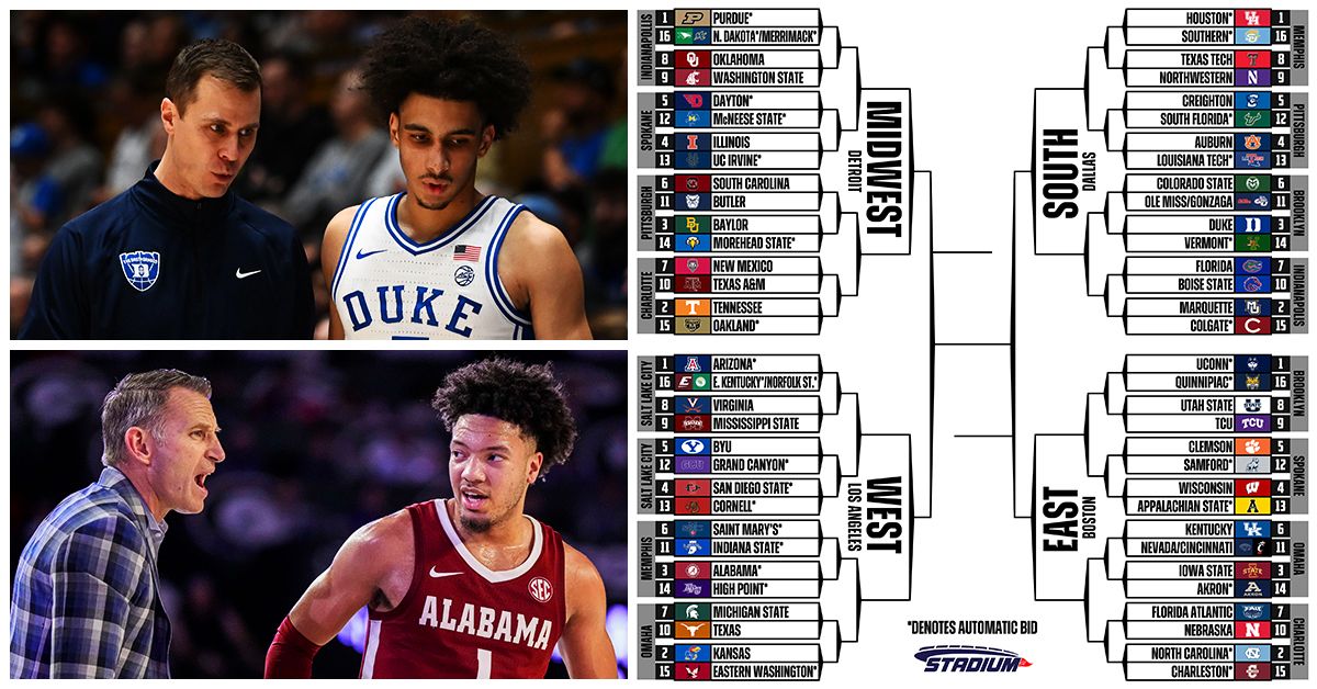 ncaa tournament projections: examining seeds no. 1-4