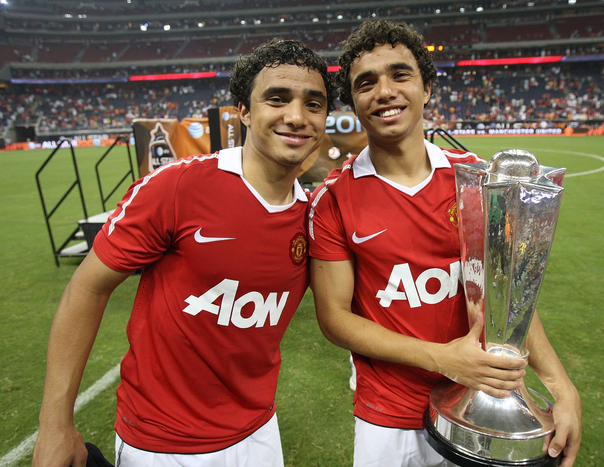 <p>                     Rafael and Fabio da Silva came through the youth ranks at Fluminense and signed for Manchester United in a joint deal in 2008.                   </p>                                      <p>                     Of the two twins, Rafael was more successful, going on to make 170 appearances in all competitions for United. Both full-backs won two caps for Brazil.                   </p>