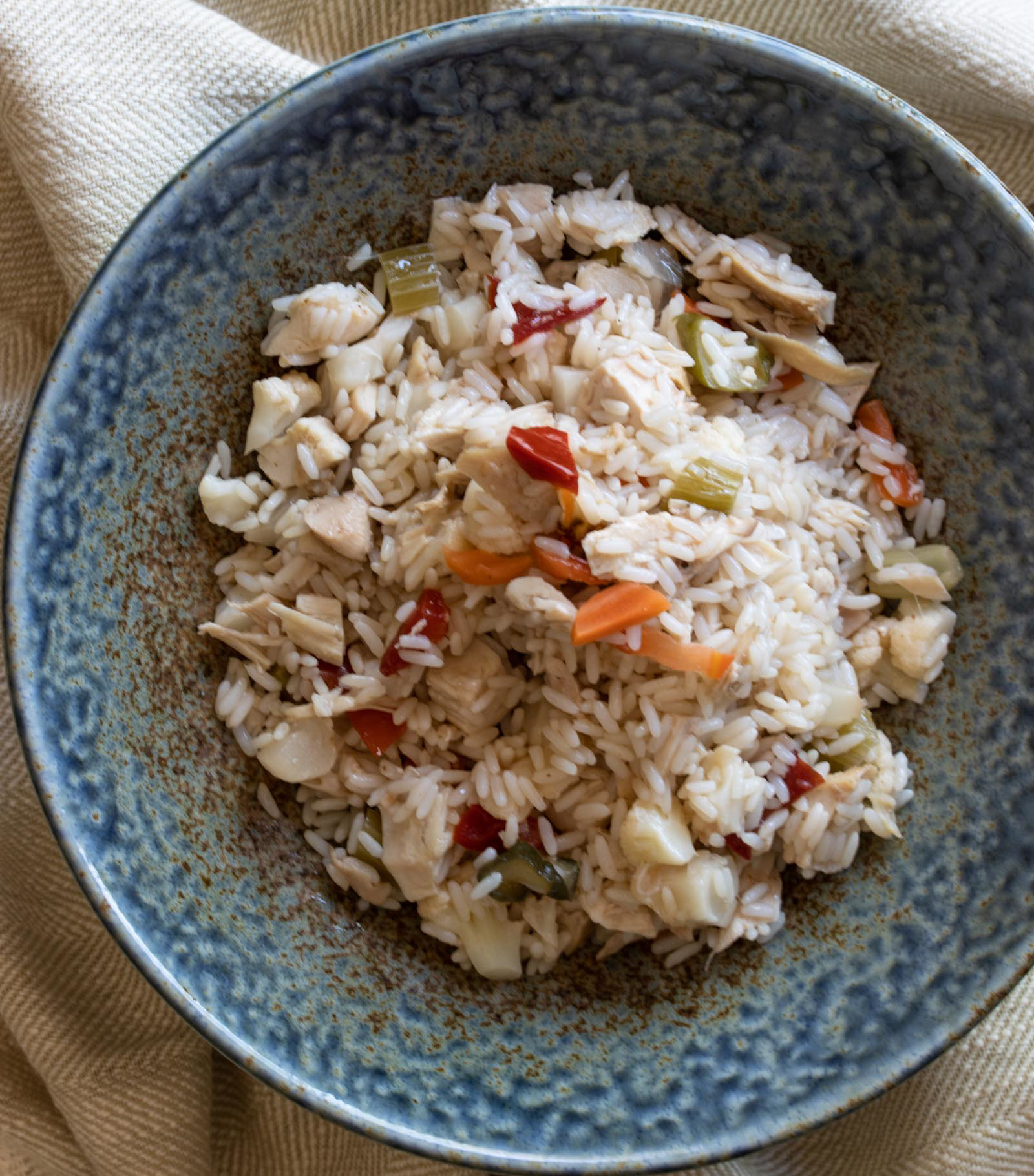 Rice Salad With Chicken - A Great Way To Use Leftovers