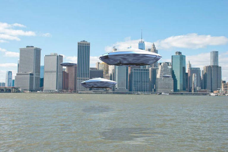 Map shows New York UFO sightings since the year 2000 with thousands spotted