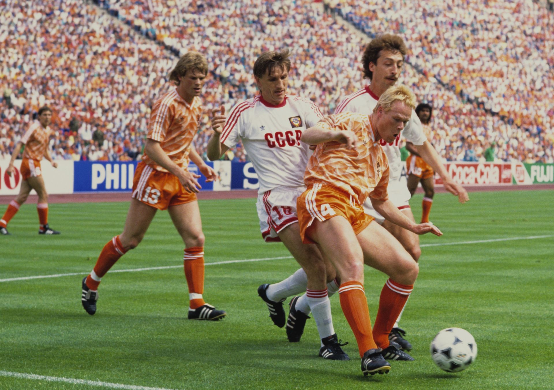 <p>                     Ronald Koeman and Erwin Koeman both featured as starters in the Netherlands side which won Euro 88 – the first ever international trophy for the Dutch.                   </p>                                      <p>                     Sweeper Ronald was much more successful, winning European Cups at PSV Eindhoven and Barcelona – and earning 78 caps in total. Erwin, a midfielder who was capped 31 times, won two Dutch titles at PSV and a European Cup Winners' Cup at Belgian club Mechelen.                   </p>