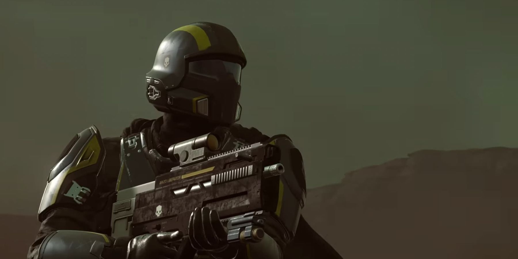 destiny 2 player's guardian design looks just like a helldivers character