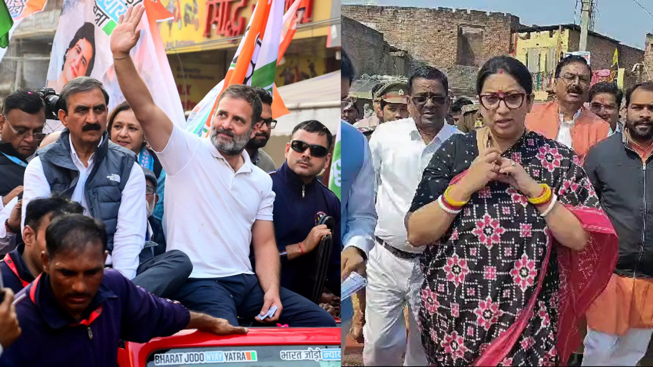will amethi witness high-profile contest again? smriti dares rahul to contest from old battleground