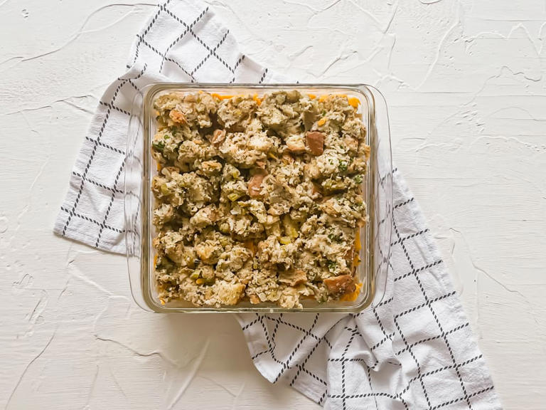 Chicken And Stuffing Casserole