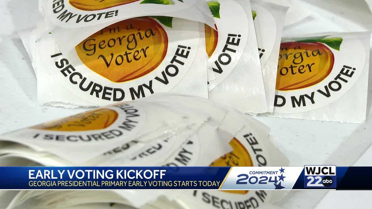 Georgia Opens Up Early Voting; Where Voters Can Cast Their Ballots