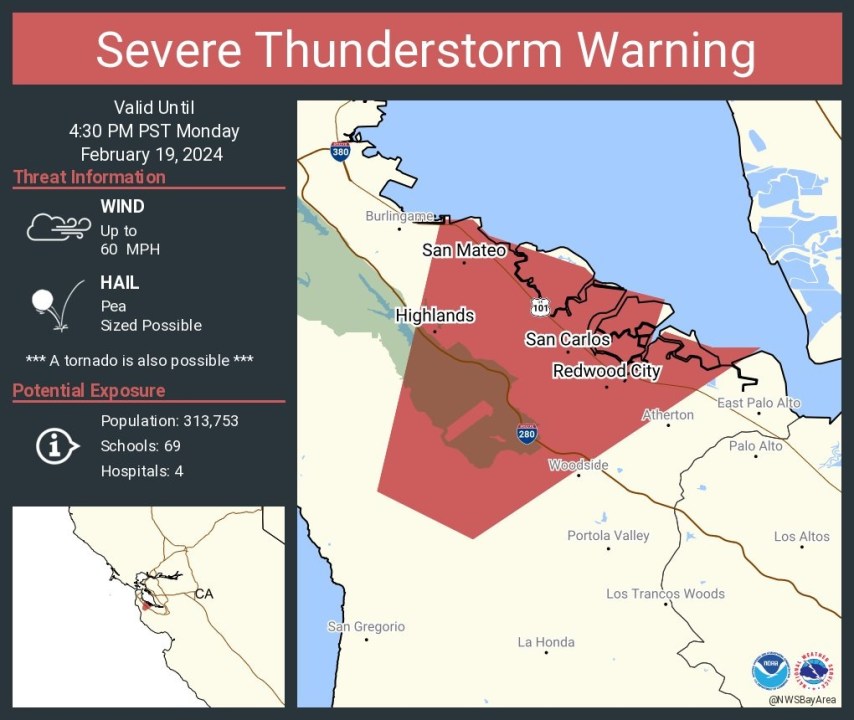 Bay Area Storm Updates: Trees Down, Flood Advisories Extended