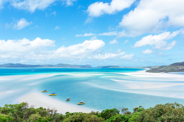 <p>Located in the heart of the Great Barrier Reef, the Whitsundays are a group of 74 islands that offer some of the best sailing in the Southern Hemisphere. Whitehaven Beach and Hamilton Island are must-visit locations.</p>