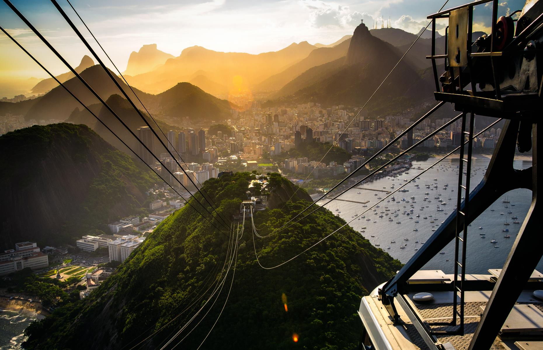 <p>Make your ascent via two cable cars, the first connecting with Morro da Urca. Knock back the first dose of coastline views here, then it’s onwards in the second cable car to Pao de Acucar. From up here, there’s no doubt about it – Rio is a cidade maravilhosa (marvelous city), as the locals claim.</p>