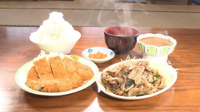 焼肉・とんかつ・カレーの3品セットの定食が980円！米にも「めっちゃこだわっている」『オモウマい店』