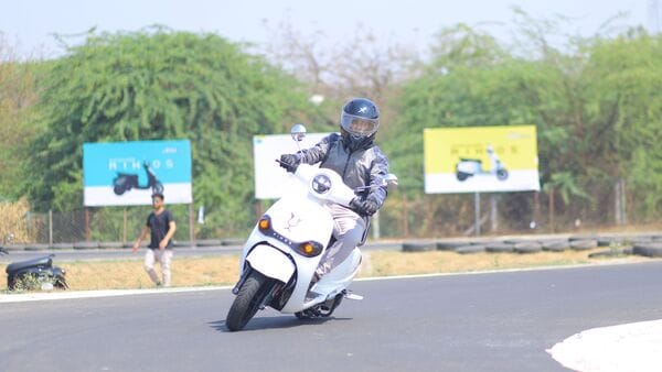 this electric two-wheeler maker achieves a new milestone selling 100,000 evs