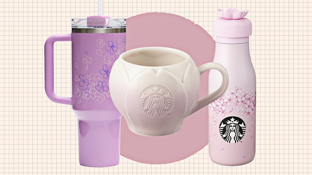 starbucks' new cherry blossom collection are in full bloom