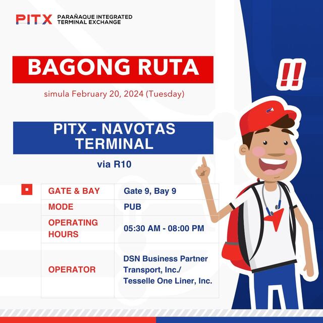 navotas bus terminal now has a direct route to pitx