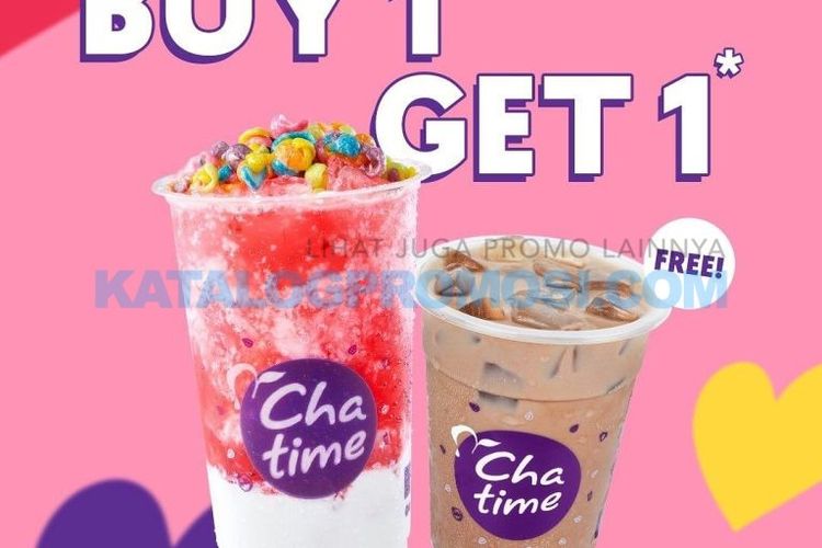 Promo Chatime Beli 1 Gratis 1, Ajak Temen Atau Pasangan Jadi Lebih Murah!