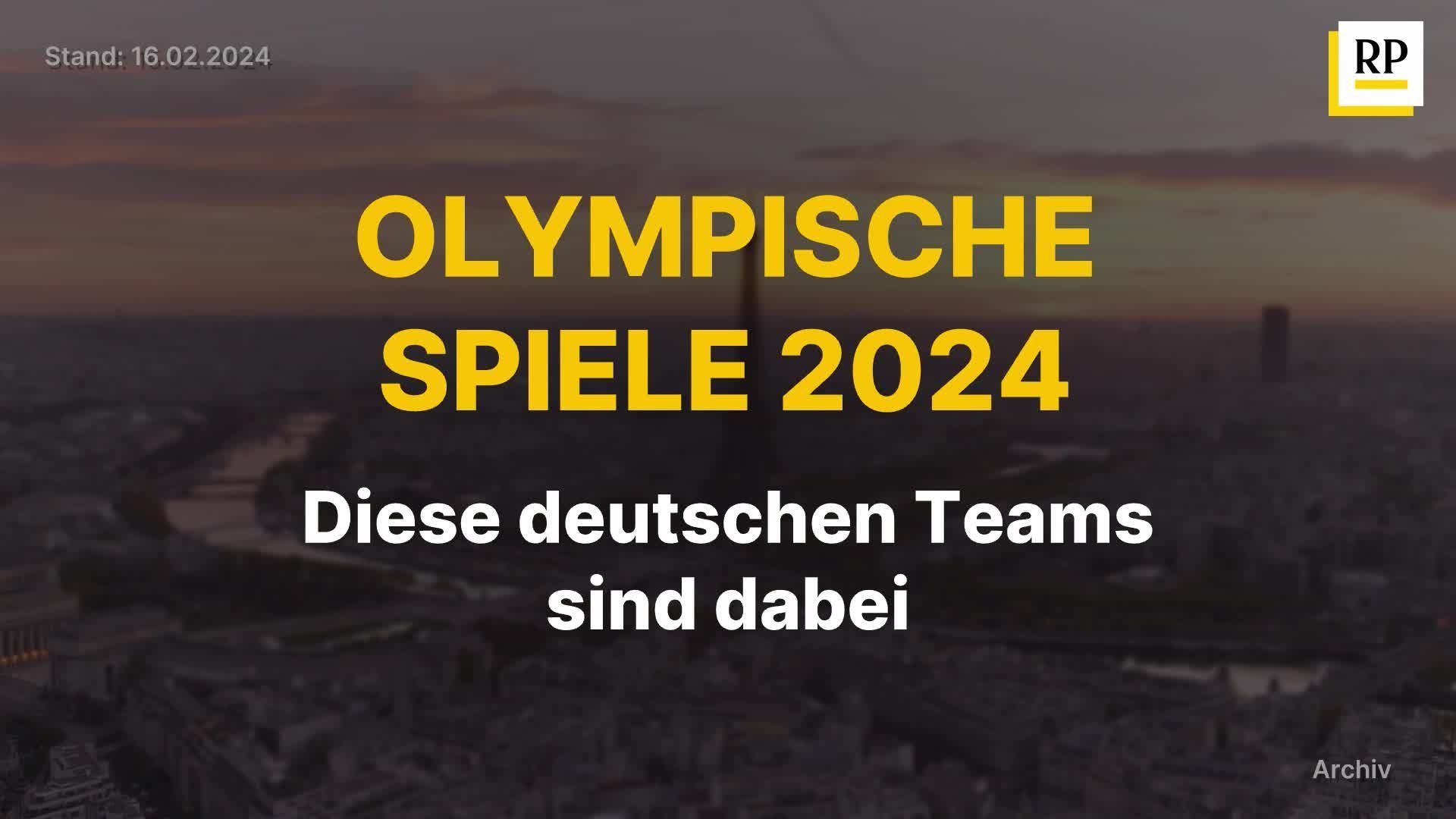 Olympische Spiele 2024: Diese Deutschen Teams Sind Dabei