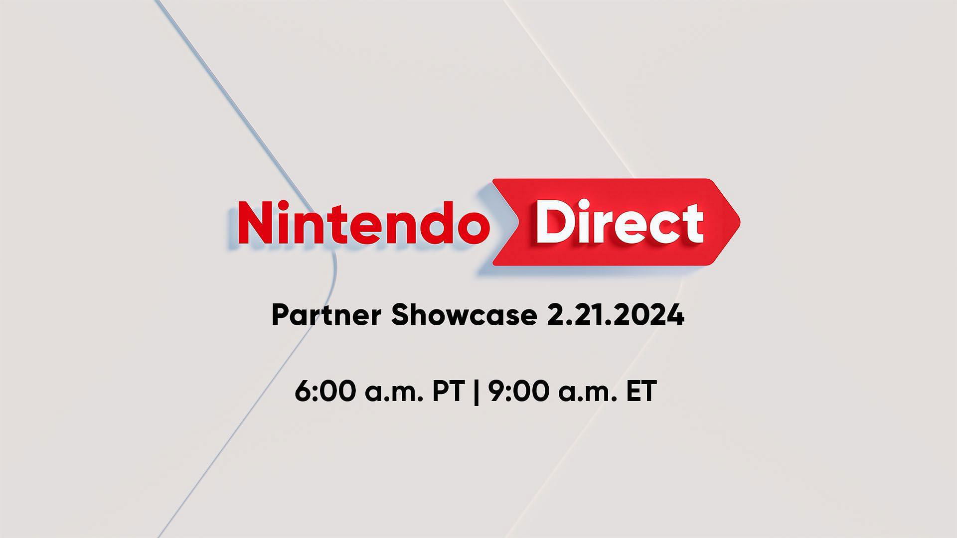 Nintendo Direct Partner Showcase February 2024 Date and time, expected
