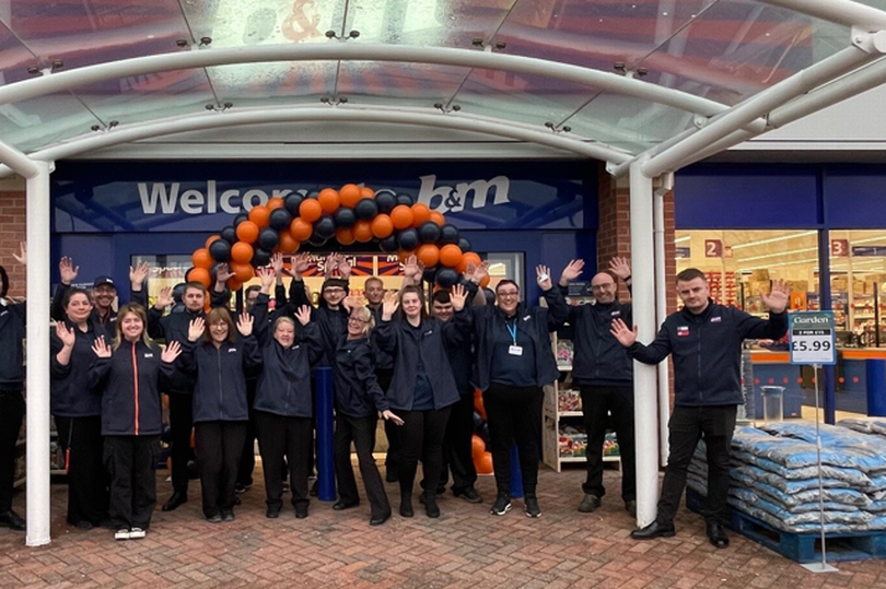 new b&m discount store in clowne 'off to a flying start' after grand opening