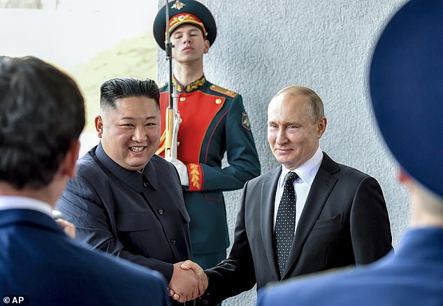 Putin Gifts North Korea S Leader Kim Jong Un A Russian Made Car In A   BB1iymyR.img