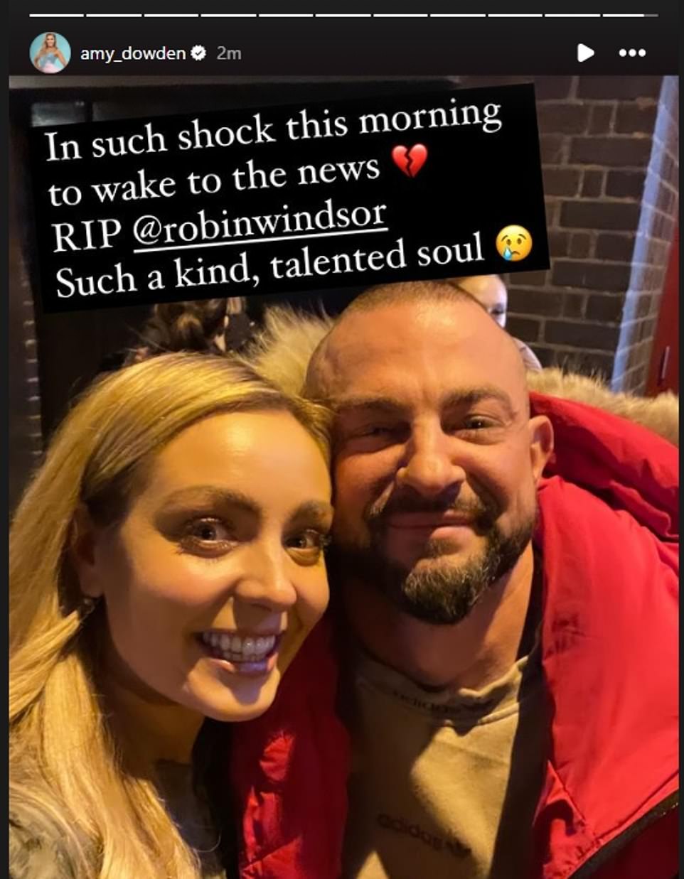 a gentleman to the end: how 'depressed' strictly star robin windsor 'struggled to get out of bed' amid injury, relationship and money woes but bravely spent his final weeks bringing joy to others as fans share their touching moments with the star