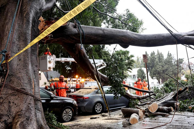 California faces flooding, mudslides as rain storm inundates state