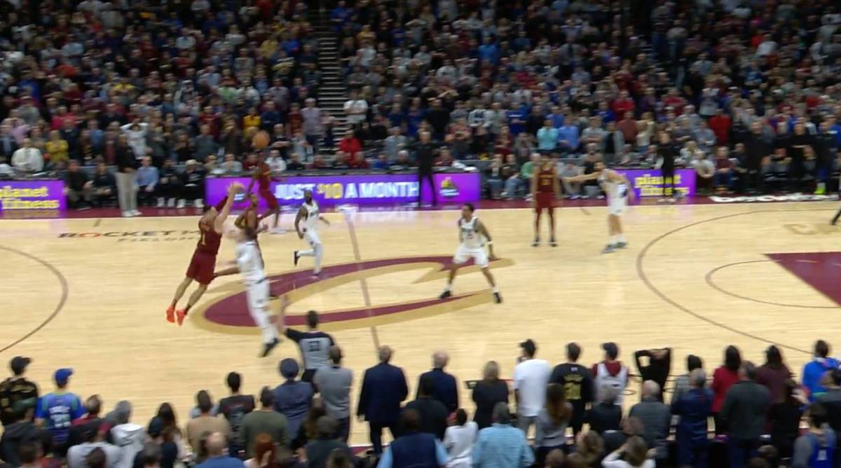 cavaliers’ max strus had the perfect two-word celebration after game-winning half-court buzzer beater