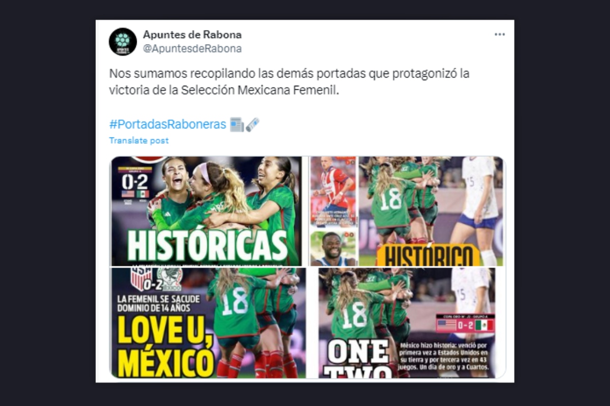 aseguran que la selección mexicana femenil fue beneficiada contra eeuu en la copa oro