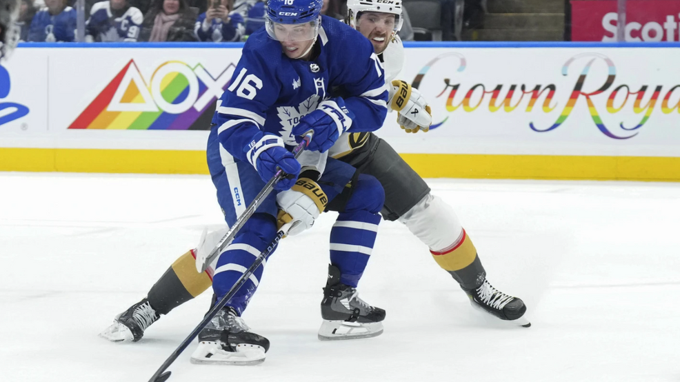 Golden Knights Top Maple Leafs 6-2, Snapping Toronto’s 6-game Win Streak