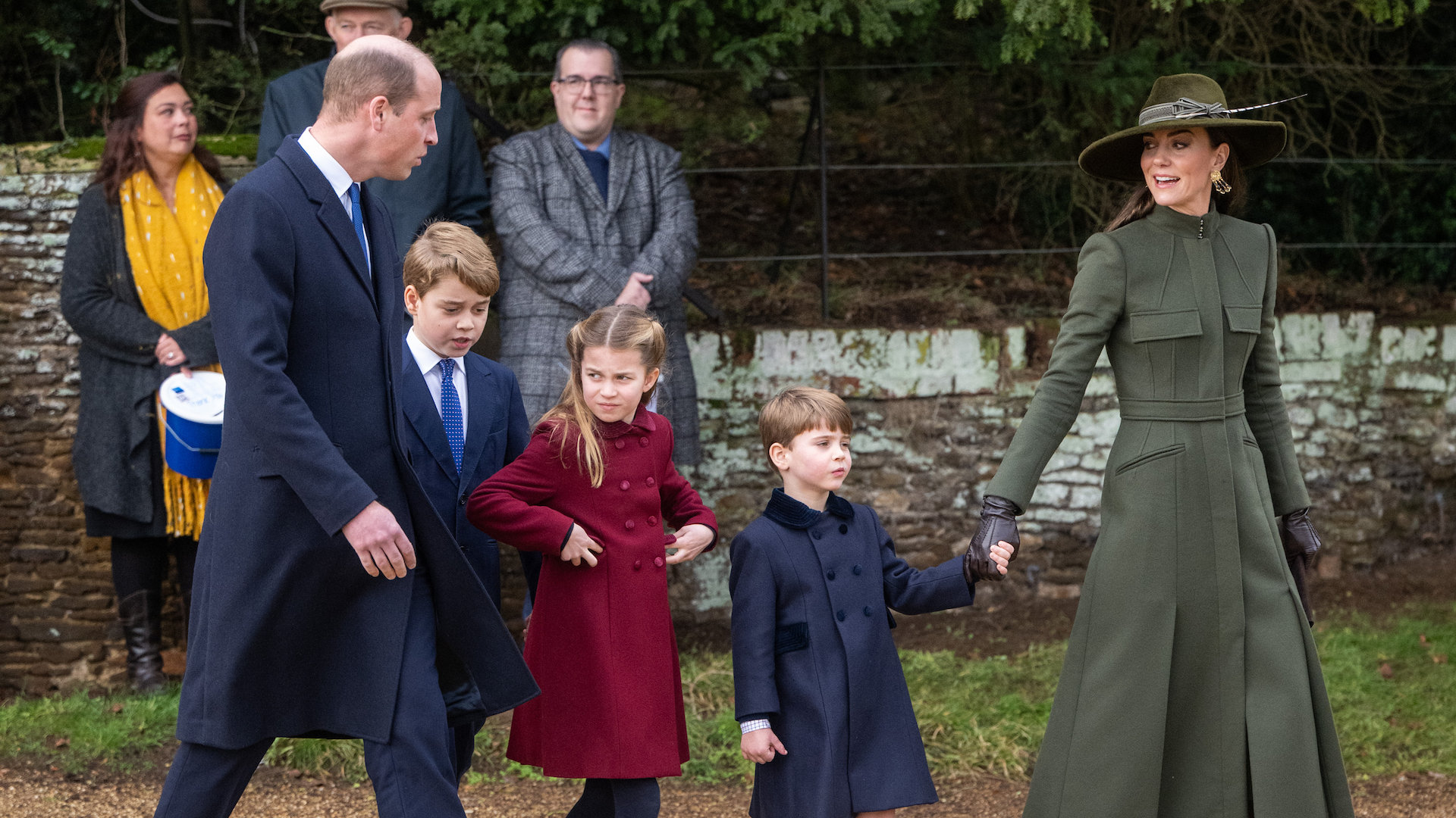 <p>                     Ahead of their appearance at Sandringham in 2021, the Cambridges had surprised fans with a portrait of the family in the ancient city of Petra, Jordan on their official Christmas card. The duchess may have been keen to show her children where she spent three years growing up in the 1980s, with her father Michael Middleton's British Airways job taking them to Amman.                   </p>