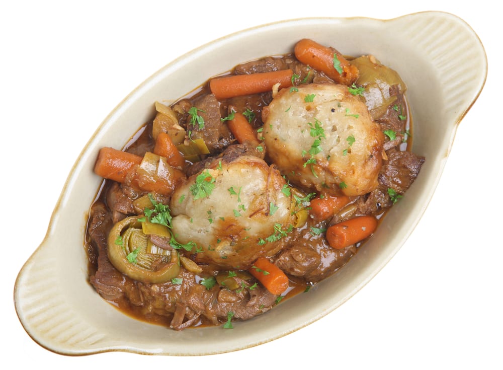 easy creamy beef stew and dumplings recipe to try at home