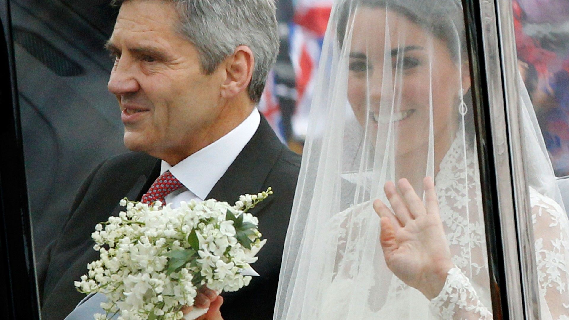 <p>                     It has become tradition for every royal bride to carry a spring of myrtle – a small delicate white flower – in her bridal bouquet on her wedding day, ever since Princess Victoria carried it during her wedding in 1858.                   </p>                                      <p>                     In fact, the myrtle used in her bouquet came from a bush specifically grown using sprigs from myrtle that were originally given to Queen Victoria, Princess Victoria’s mother, as a gift. Since then, it has featured as a part of every bride’s bouquet within the family - it formed a part of both Catherine and Meghan’s all-white florals, and Princess Diana’s enormous white bouquet, as well as Princess Eugenie's flowers and Zara Tindall's.                    </p>