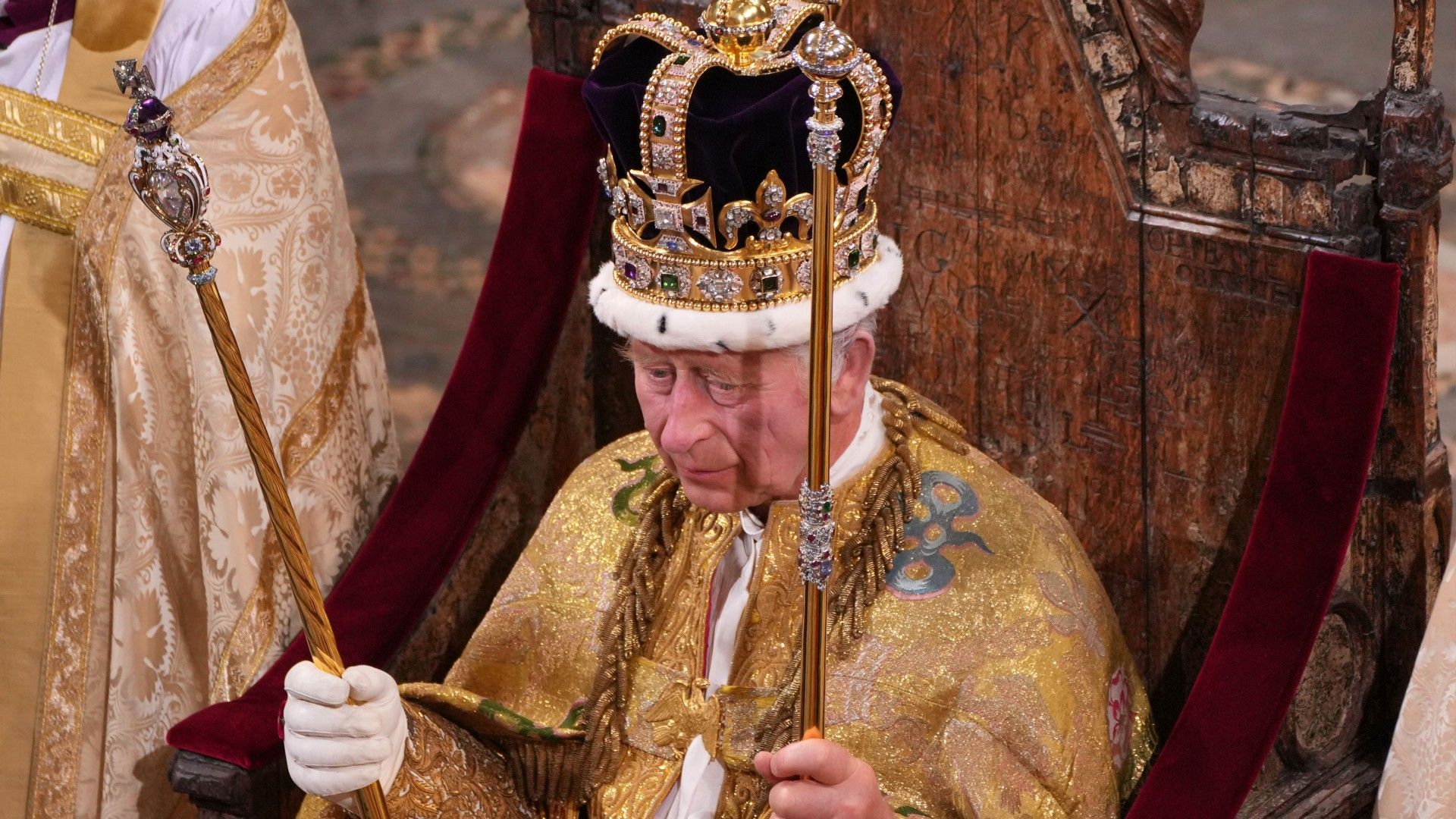 <p>                     Royal coronations are full of traditions that have been passed down for centuries, and one of the traditions that happened during King Charles III's swearing-in was the appearance of the Stone of Scone, placed under his coronation chair in Westminster Abbey.                    </p>                                      <p>                     The stone is said to be of historic significance and has been around since the 13th century. It was first used by King Edward I for his coronation; he took the stone after winning the First Scottish War of Independence. It is now officially property of the Crown, and sits under the coronation chair every time the ceremony happens.                   </p>