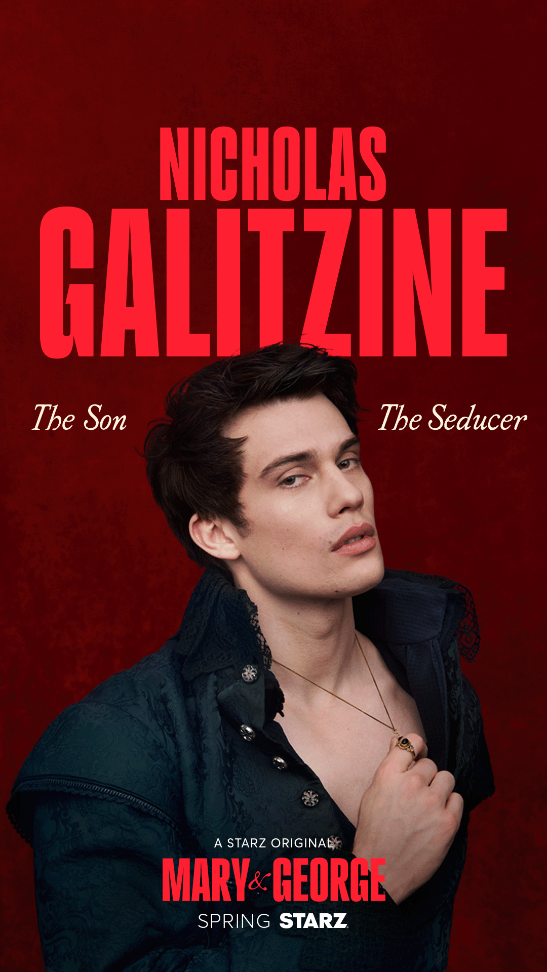 p Nicholas Galitzine stars as <b>George</b> Villiers in the <b>2024</b> Starz drama serie...