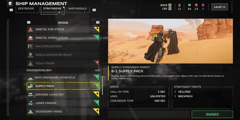 Helldivers 2: How To Use Supply Pack Stratagem