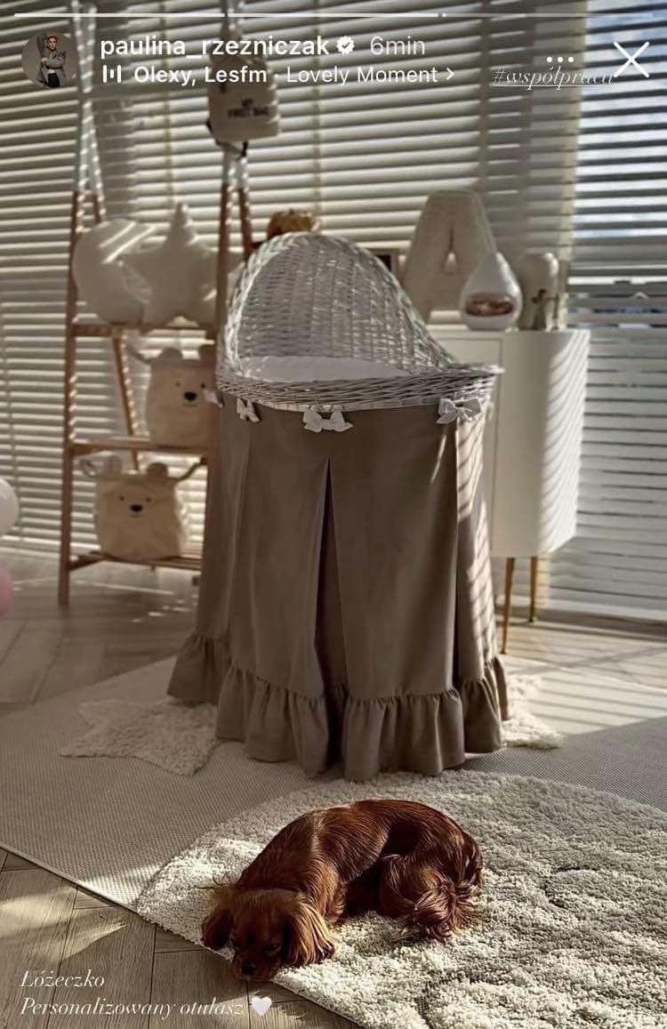 paulina rzeźniczak chwali się wiklinowym łóżeczkiem antosi. jego cena robi wrażenie (zdjęcia)