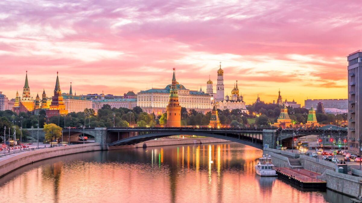 <p>The Moscow skyline is marked by the colorful domes of St. Basil’s Cathedral and the modern skyscrapers of the Moscow City district. </p><p>This contrast between the ancient and the contemporary reflects Russia’s rich history and its path towards modernization.</p>