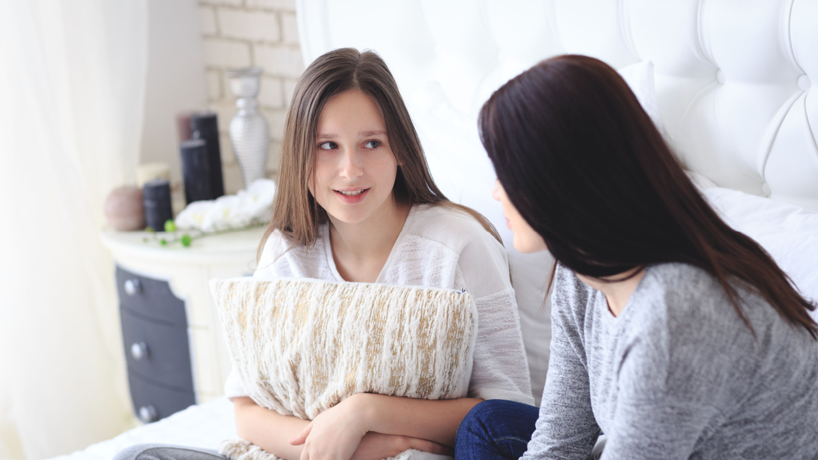 image credit: Olimpik/Shutterstock <p><span>Be a listening ear for your teen. Allow them to express their fears and anxieties without judgment. Offer reassurance and remind them that their worth is not defined by college admissions.</span></p>