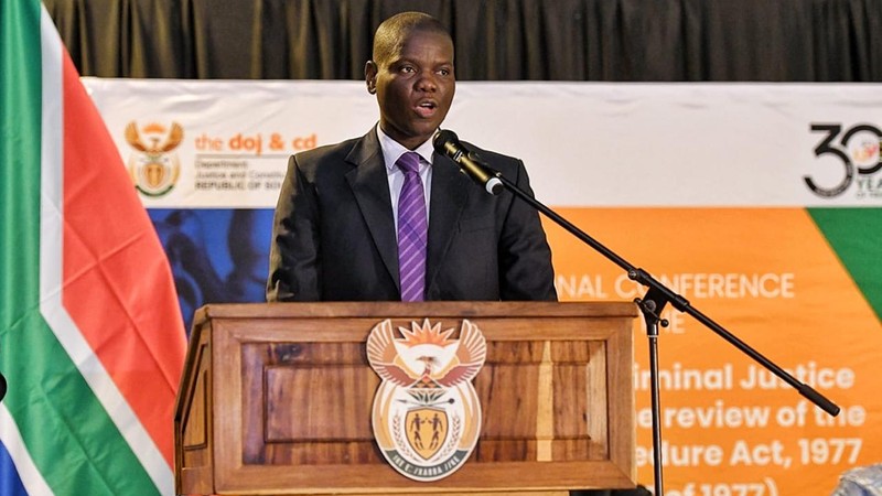 justice minister ronald lamola says criminal procedures act of 1977 an untransformed apartheid-era instrument