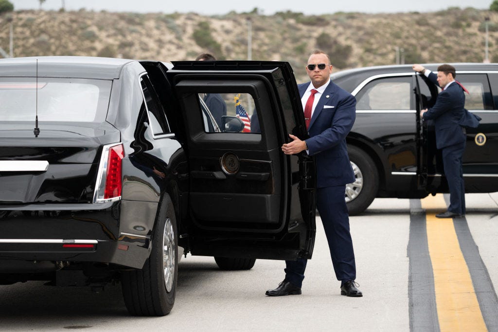 Take a look at 'The Beast,' the $1.5 million bulletproof presidential ...