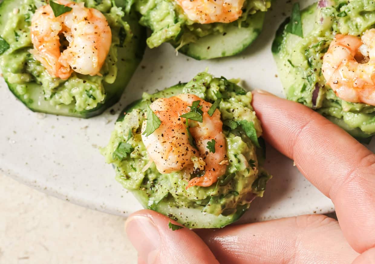 <p>A refreshing and straightforward dish, prepared in 30 minutes. It pairs the crispness of fresh cucumbers with the delicate flavor of shrimp in an effortless way. This appetizer is perfect for any last-minute gatherings as they’re easy to assemble and come together quickly.<br><strong>Get the Recipe: </strong><a href="https://realbalanced.com/recipe/shrimp-cucumber-bites/?utm_source=msn&utm_medium=page&utm_campaign=msn">Cold Shrimp and Cucumber Appetizer</a></p>