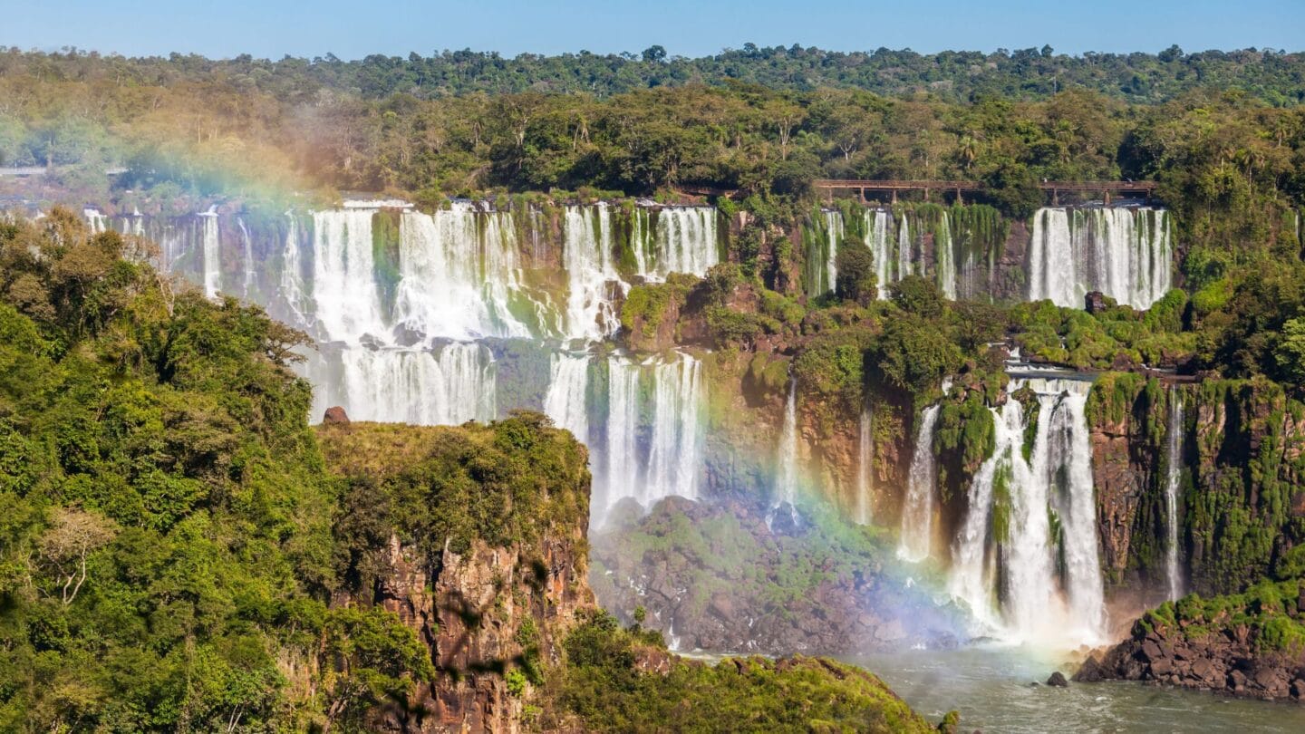 <p>A UNESCO World Heritage site, Iguazu Falls straddles the border between Argentina and Brazil and offers a better landscape with fewer crowds than Niagara. Iguazu is a great spot for boating, but tourists can also visit the local Bird Park.</p>