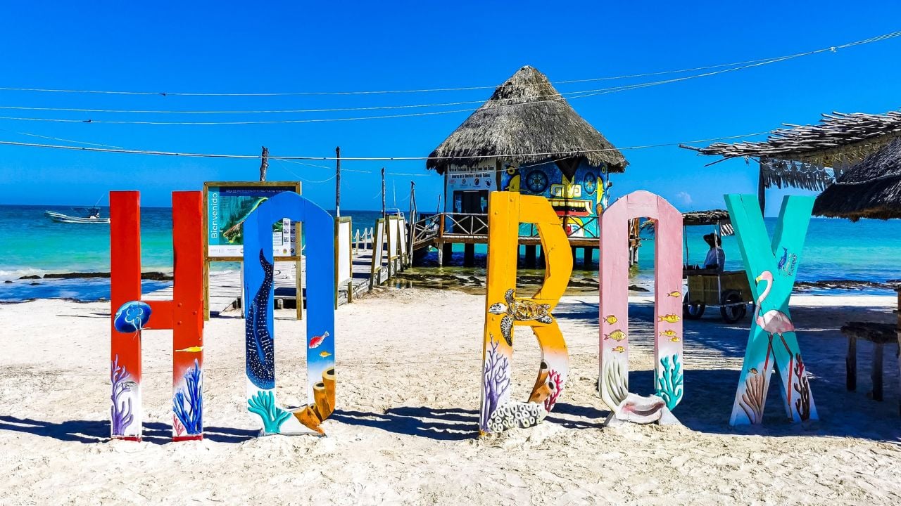 <p>If you seek a more child-friendly alternative to the “adult playground” atmosphere in Mexican Caribbean hotspots like Cancún and Tulum, look no further than Isla Holbox near the northern tip of the Yucatán Peninsula. Not only are the vibes much more chill, but most of the island is part of the Yum Balam Biosphere Reserve, where you can find all sorts of amazing wildlife, and the beach has shallow sand bars that are a blast for kids to explore. </p>