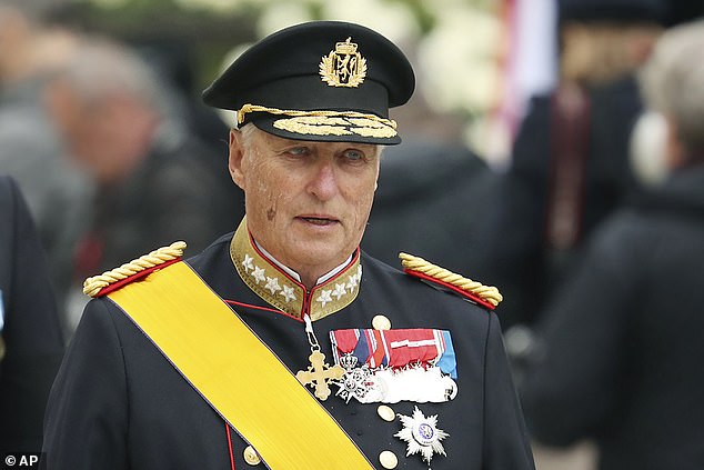 king harald of norway, 87, is hospitalised: europe's oldest monarch falls ill with an infection on a private holiday to malaysia