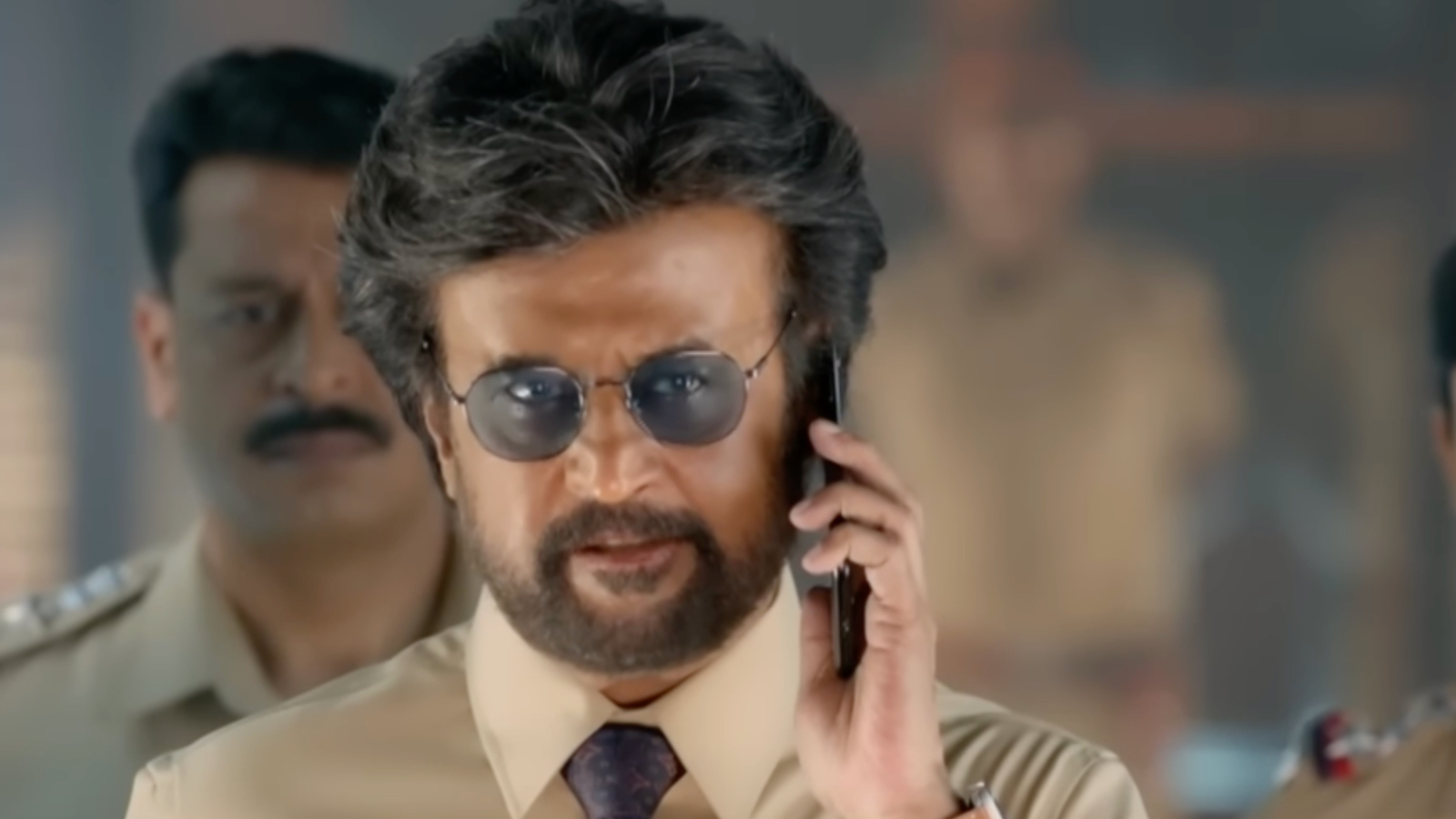 android, rajinikanth spotted in police uniform on sets of vettaiyan. watch