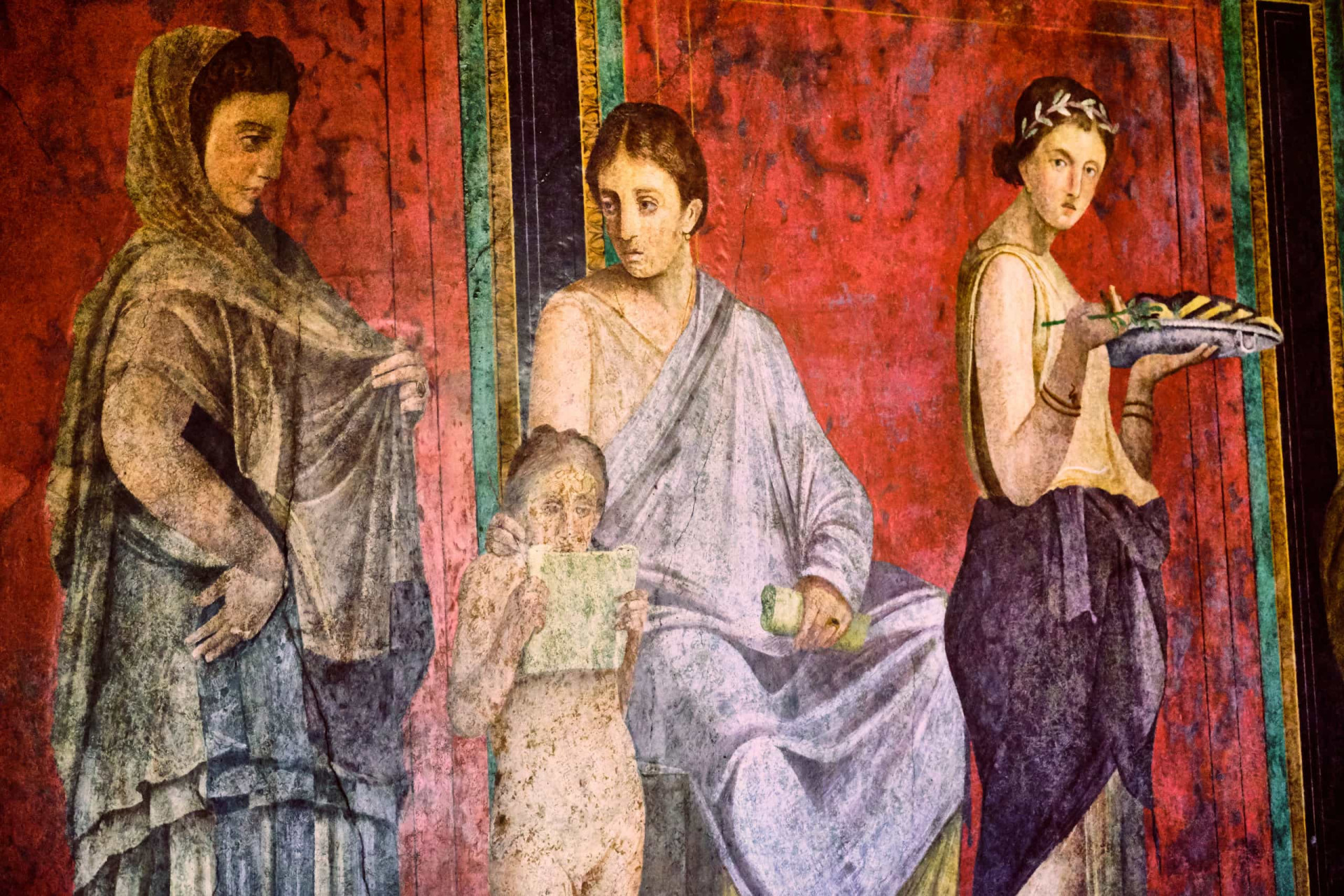 Some of the art in Pompeii, often mural paintings, are incredibly well preserved. Even though restoration does occur in Pompeii, the damage to the murals is remarkably low considering their age. Make sure you check this out for yourself, but don't touch the walls! <p><a href="https://www.msn.com/en-us/community/channel/vid-7xx8mnucu55yw63we9va2gwr7uihbxwc68fxqp25x6tg4ftibpra?cvid=94631541bc0f4f89bfd59158d696ad7e">Follow us and access great exclusive content every day</a></p>