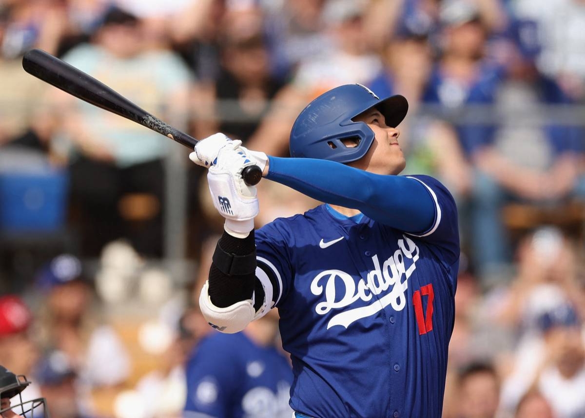 Ohtani Homers In Dodgers Preseason Debut