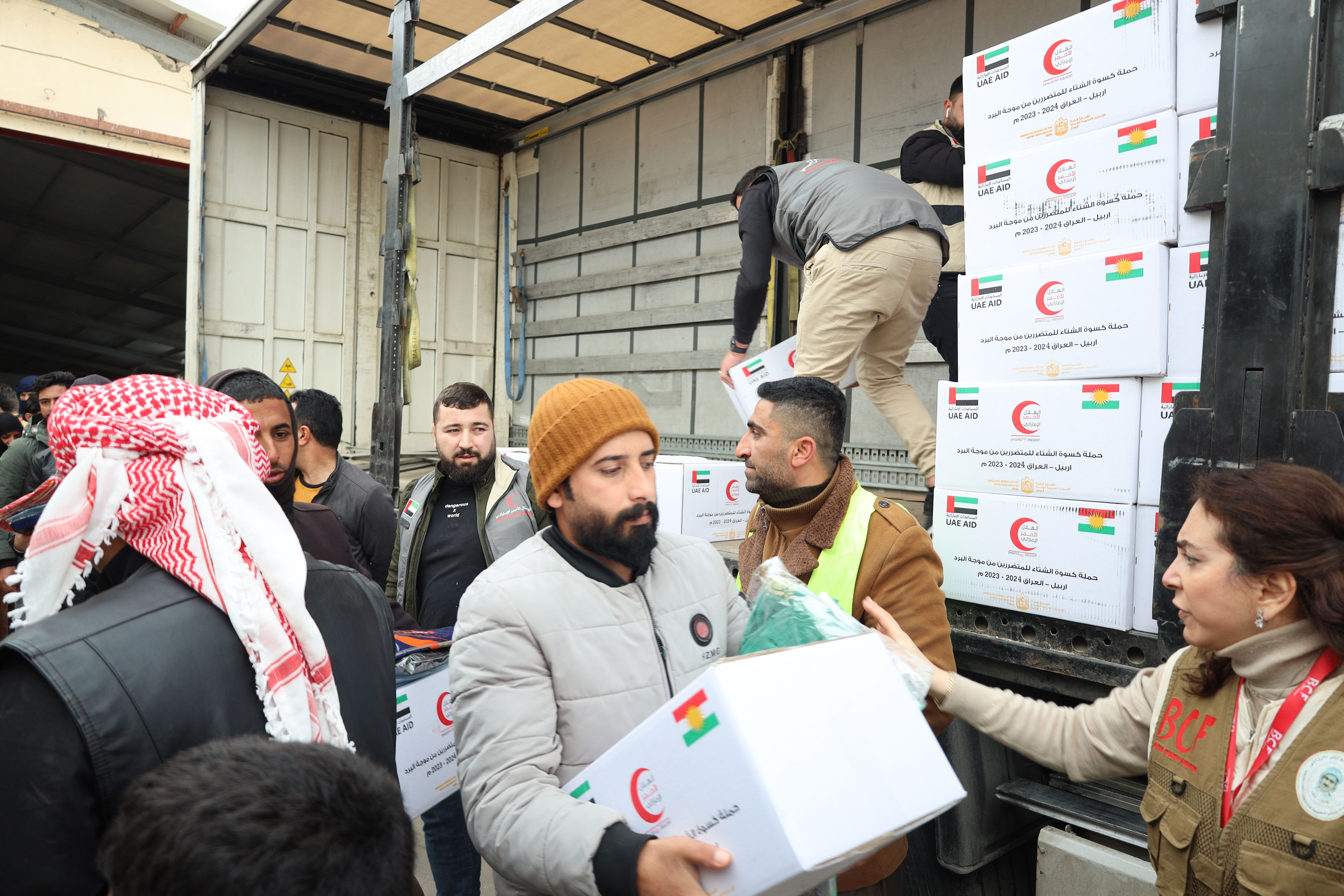 10,000 people benefit from erc winter aid in kurdistan, iraq